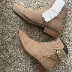 Tommy Hilfiger Faux Suede Ankle Boots